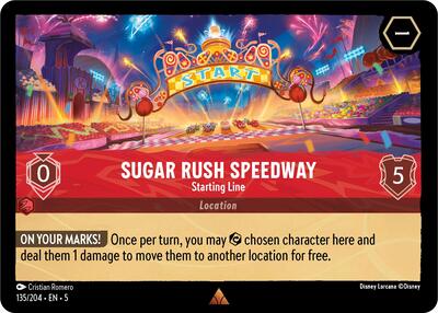 Sugar Rush Speedway - Starting Line (Shimmering Skies) Near Mint