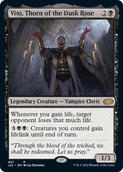 Vito, Thorn of the Dusk Rose (Jumpstart 2022) Near Mint