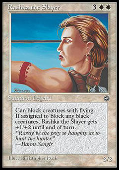 Rashka the Slayer (Homelands) Medium Play