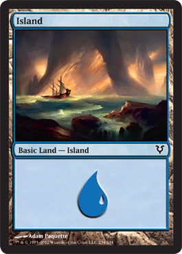 Island (234) (Avacyn Restored) Near Mint Foil