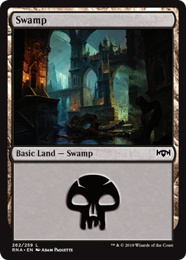 Swamp (Ravnica Allegiance) Light Play