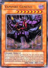 Vampire Genesis (Structure Deck: Zombie Madness) Damaged / Poor 1st Edition