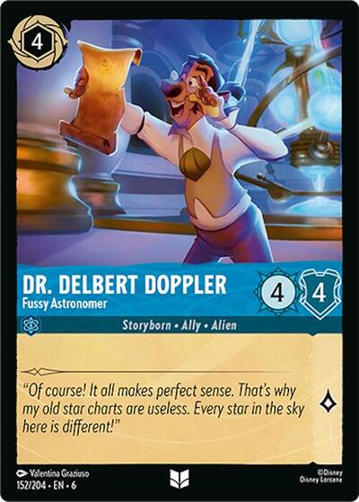 Dr. Delbert Doppler - Fussy Astronomer (Azurite Sea) Near Mint Cold Foil
