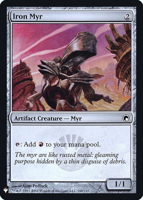 Iron Myr (Mystery Booster Retail Edition Foils) Light Play Foil
