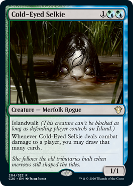 Cold-Eyed Selkie (Commander 2020 Ikoria) Medium Play