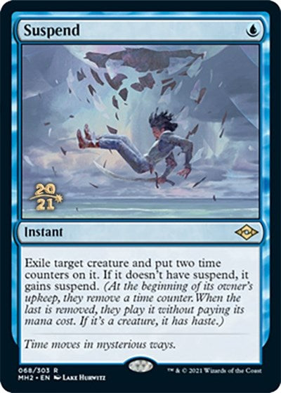 Suspend (Promos: Prerelease Cards) Medium Play Foil