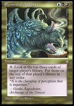 Elemental Augury (Ice Age) Medium Play