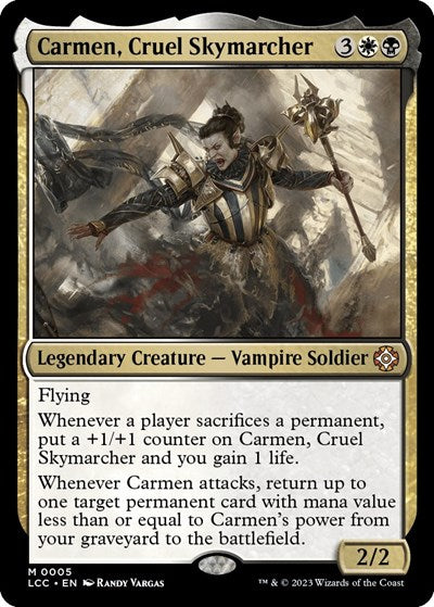 Carmen, Cruel Skymarcher (Commander: The Lost Caverns of Ixalan) Light Play