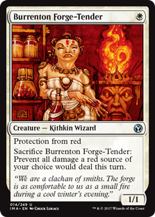 Burrenton Forge-Tender (Iconic Masters) Heavy Play Foil