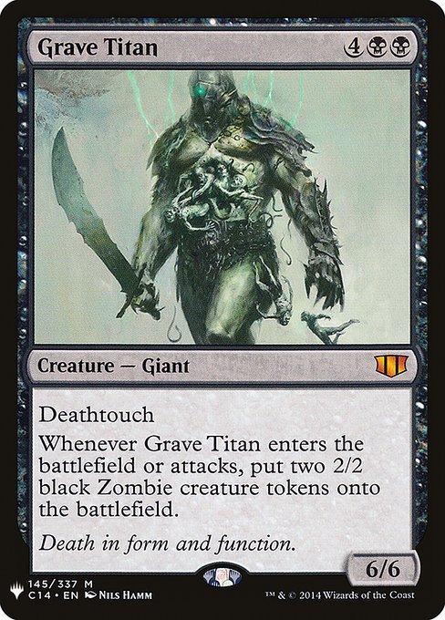 Grave Titan (Mystery Booster) Light Play