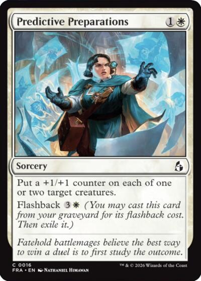 Predictive Preparations (Reality Fracture) Near Mint Foil