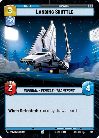 Landing Shuttle (Hyperspace) (Jump to Lightspeed) Near Mint