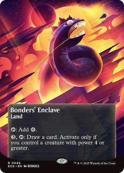 Bonders' Enclave (0049) (Borderless) (Stellar Sights) Light Play