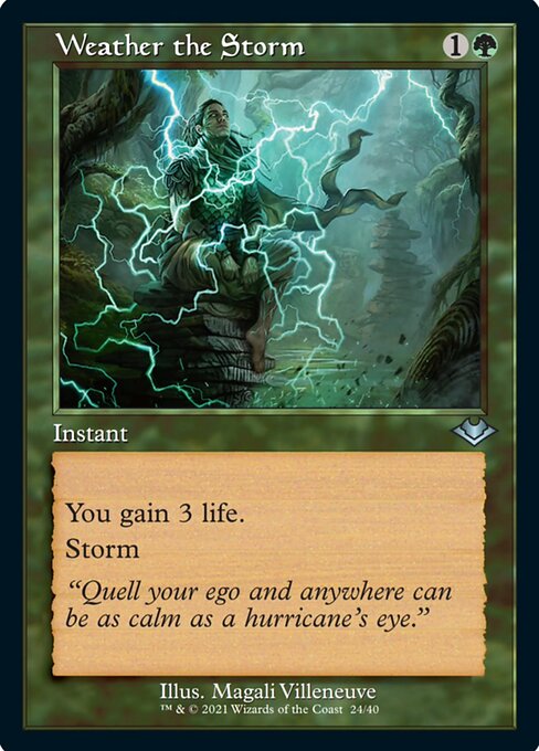 Weather the Storm (Modern Horizons 1 Retro Frames) Near Mint Foil