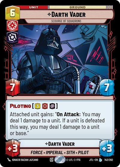 Darth Vader Scourge of Squadrons (Jump to Lightspeed) Near Mint