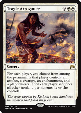 Tragic Arrogance (Magic Origins) Damaged / Poor Foil