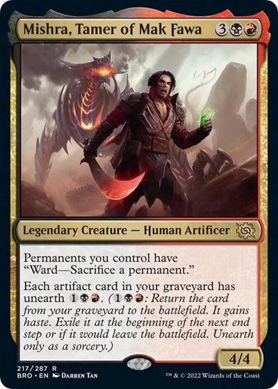 Mishra, Tamer of Mak Fawa (The Brothers' War) Medium Play Foil