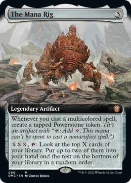 The Mana Rig (Extended Art) (Commander: Dominaria United) Light Play Foil