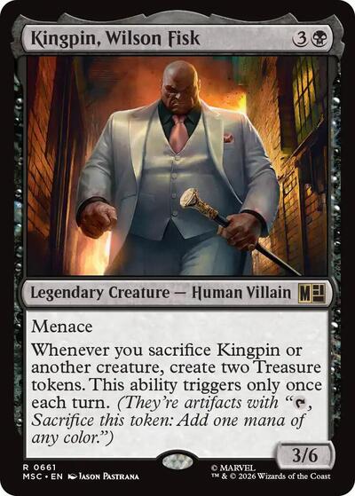 Kingpin, Wilson Fisk (Commander: Marvel Super Heroes) Near Mint Foil