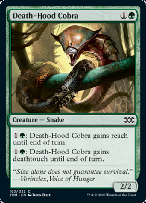 Death-Hood Cobra (Double Masters) Light Play