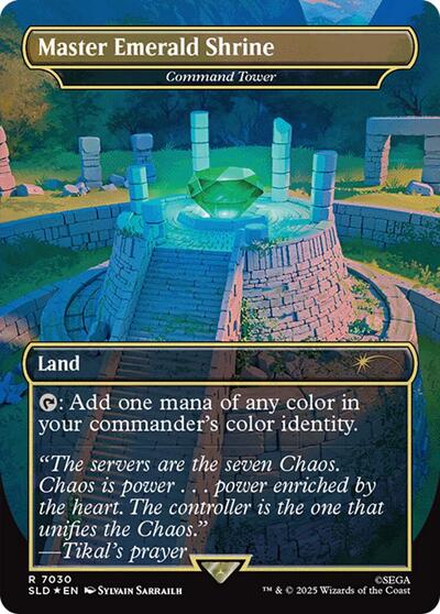 Master Emerald Shrine - Command Tower (7030) (Secret Lair) Near Mint Foil