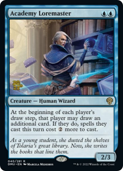 Academy Loremaster (Promos: Prerelease Cards) Light Play Foil