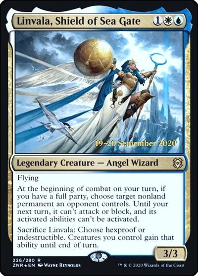 Linvala, Shield of Sea Gate (Promos: Prerelease Cards) Near Mint Foil