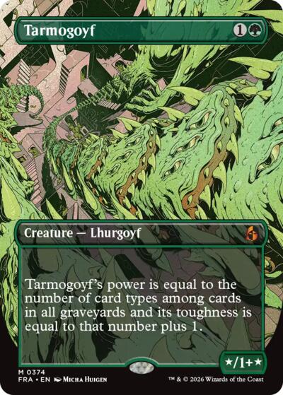 Tarmogoyf (Borderless) (Reality Fracture) Near Mint Foil