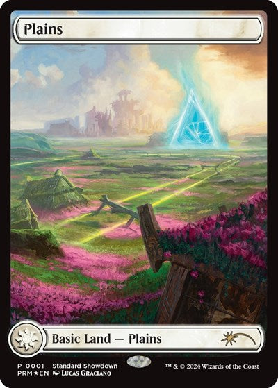 Plains (Lucas Graciano) (Standard Showdown Promos) Light Play Foil