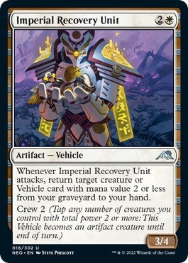 Imperial Recovery Unit (Kamigawa: Neon Dynasty) Light Play Foil