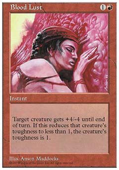 Blood Lust (5th Edition) Light Play