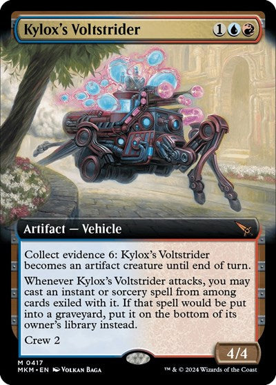 Kylox's Voltstrider (Extended Art) (Murders at Karlov Manor) Light Play Foil