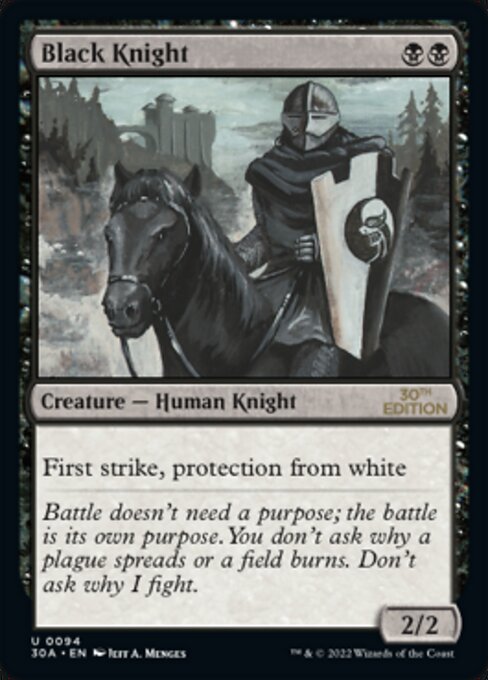 Black Knight (30th Anniversary Edition) Near Mint