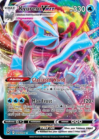 Kyurem VMAX (SWSH11: Lost Origin) Near Mint Holofoil
