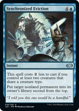 Synchronized Eviction (Jumpstart 2022) Near Mint