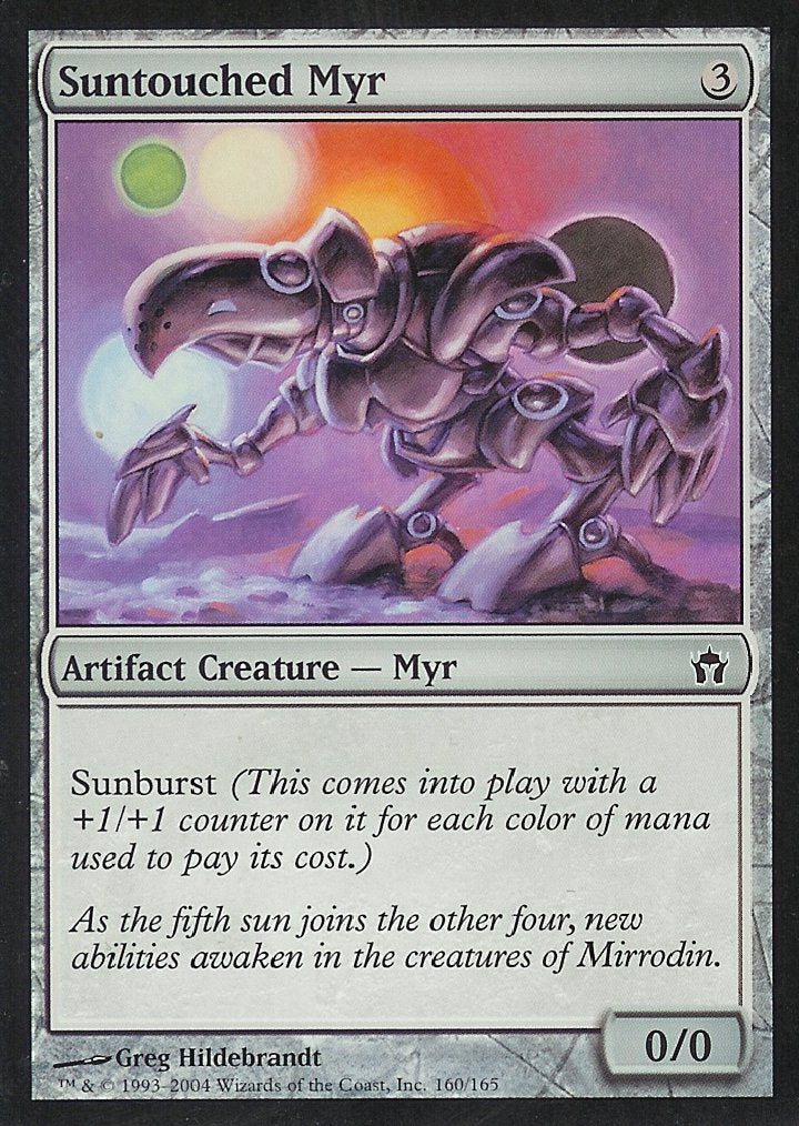 Suntouched Myr (Fifth Dawn) Medium Play Foil
