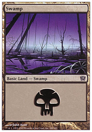 Swamp (340) (9th Edition) Near Mint
