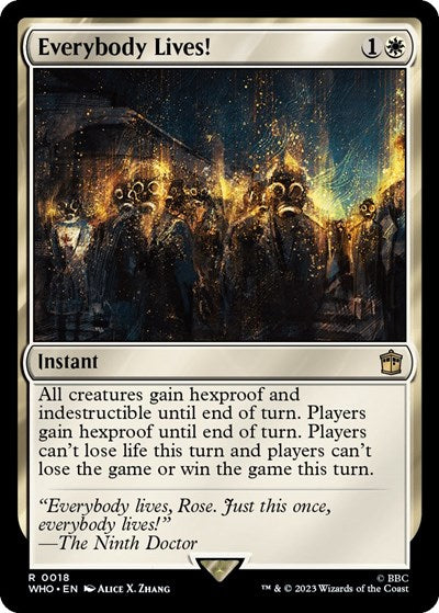 Everybody Lives! (Universes Beyond: Doctor Who) Light Play Foil