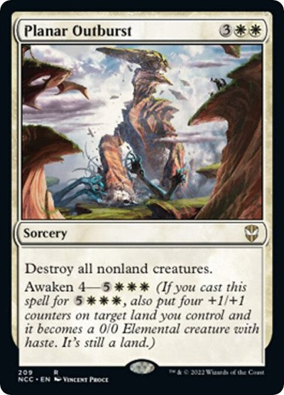Planar Outburst (Commander: Streets of New Capenna) Light Play