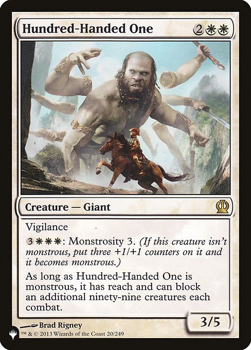 Hundred-Handed One (The List) Light Play