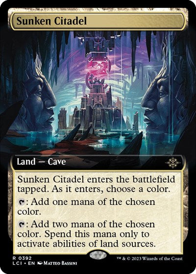 Sunken Citadel (Extended Art) (The Lost Caverns of Ixalan) Near Mint Foil