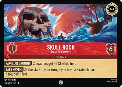 Skull Rock - Isolated Fortress (Azurite Sea) Near Mint