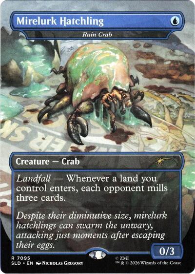 Mirelurk Hatchling - Ruin Crab (Secret Lair) Light Play Foil