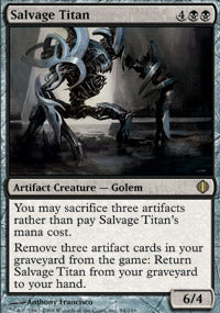 Salvage Titan (Shards of Alara) Medium Play Foil