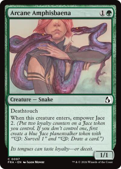 Arcane Amphisbaena (Reality Fracture) Near Mint