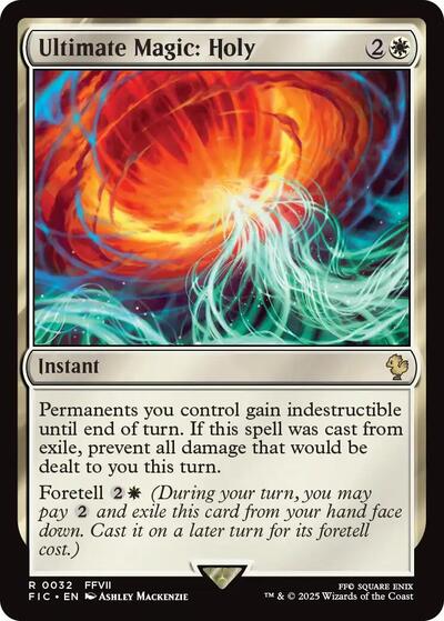 Ultimate Magic: Holy (Surge Foil) (Commander: FINAL FANTASY) Near Mint Foil