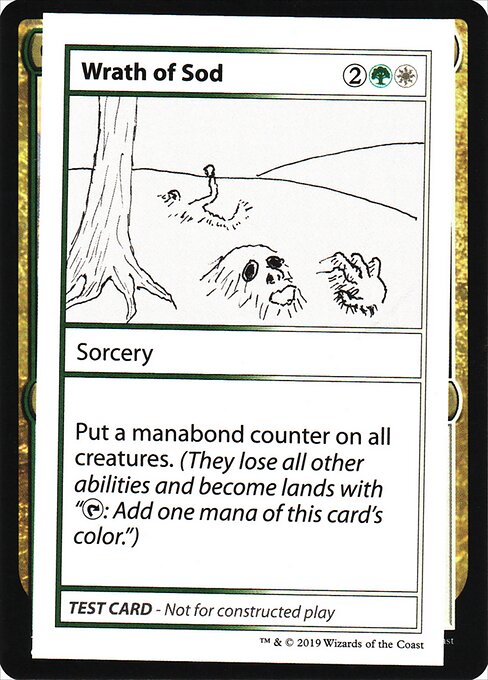 Wrath Of Sod (No PW Symbol) (Mystery Booster Test Print 2021) Near Mint