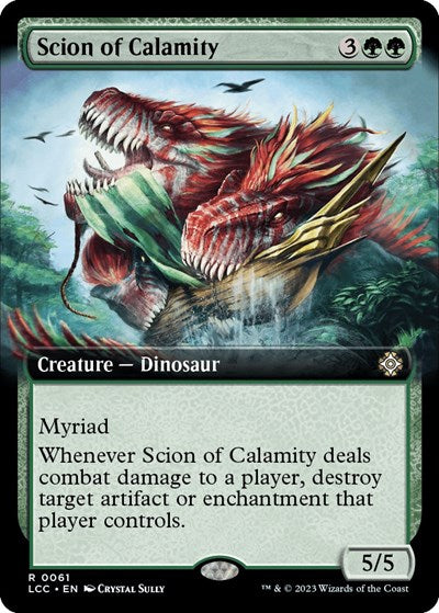 Scion of Calamity (Extended Art) (Commander: The Lost Caverns of Ixalan) Near Mint