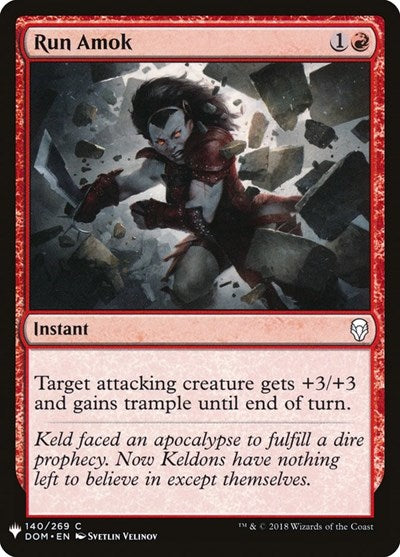 Run Amok (Mystery Booster) Near Mint