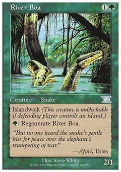 River Boa (Classic 6th Edition) Medium Play
